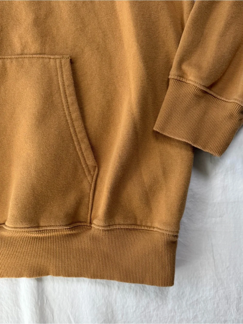 The North Face Half Dome Hoodie Mens XL Camel Tan Pullover Logo